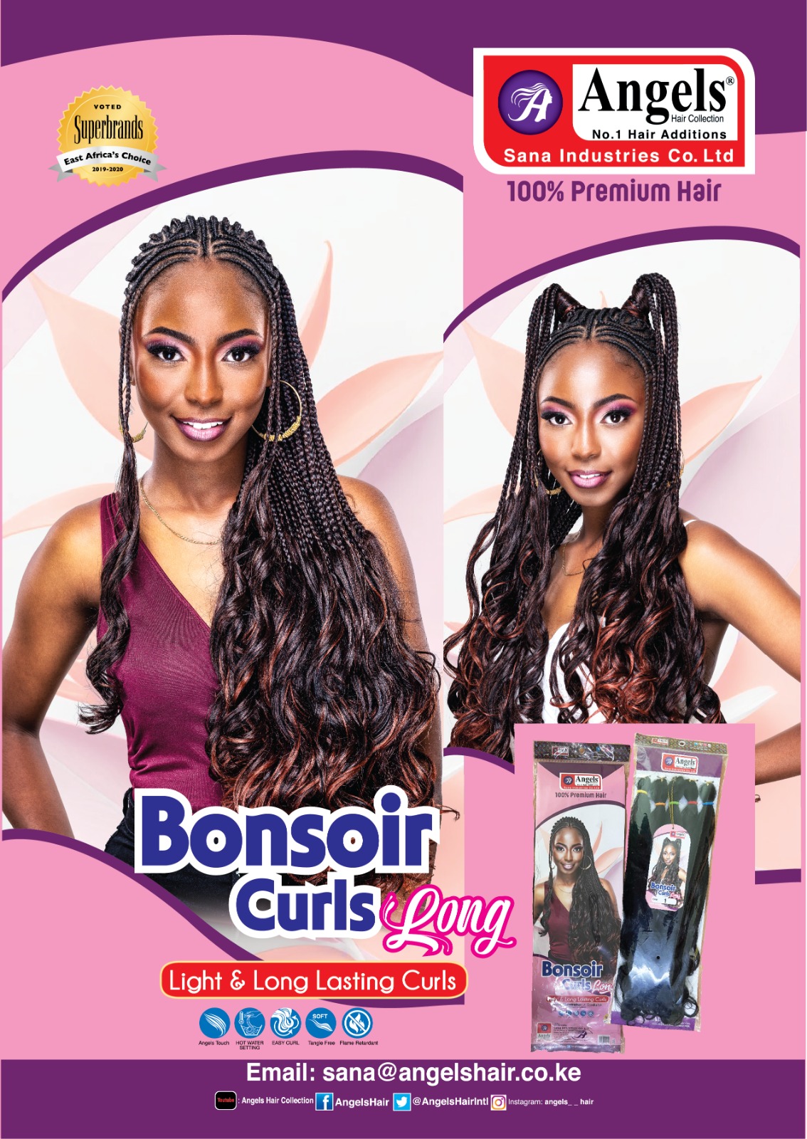 Angels Bonsoir Curls Long